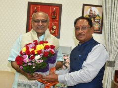 उप राष्ट्रपति श्री राधाकृष्णन से मुख्यमंत्री श्री साय ने की भेंट