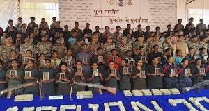 जगदलपुर में ₹3.29 करोड़ के इनामी 108 सशस्त्र माओवादियों ने किया आत्मसमर्पण, 44 महिला कैडर भी शामिल