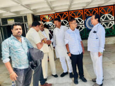 जोगी कांग्रेस प्रदेश अध्यक्ष अमित जोगी से मुलाकात करने दिल्ली पहुंचे शमसुल आलम