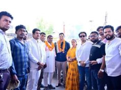 विशु अजमानी के नेतृत्व में भिलाई विधायक देवेंद्र यादव का जोरदार स्वागत