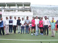 खेलो इंडिया सेंटर में नई जर्सी का अनावरण, महापौर बोले-अनुशासन से ही बनते हैं महान खिलाड़ी