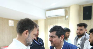 नई दिल्ली में राहुल गांधी से मिले विशु अजमानी, जन्मदिन की दी बधाई