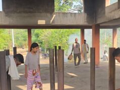 अघोर आश्रम के अनुयायियों ने मोतीपुर मुक्तिधाम में चलाया स्वच्छता अभियान