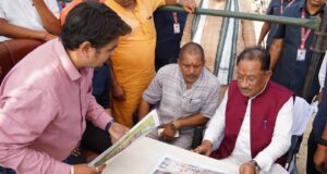 मुख्यमंत्री विष्णुदेव साय ने सलियाटोली में निर्माणाधीन नालंदा परिसर का किया निरीक्षण