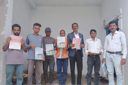 सृष्टि पूजा किसान उत्पादन कंपनी ने ग्राम में आयोजित की किसान बैठक, 100 किसानों ने ली शेयरधारक सदस्यता