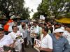 अयोध्या राम मंदिर में चढ़ावे और वित्तीय अनियमितताओं के कथित मामले को कांग्रेस ने निकाली रैली, भाजपा पर साधा निशाना