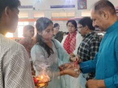 जेएनवी डोंगरगढ़ में हर्षोल्लास से मनाया गया रक्षाबंधन, छात्राओं ने बांधी राखियां