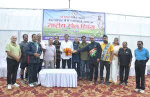 मेजर ध्यानचंद जयंती पर निकला खिलाड़ियों का हुजूम, नई प्रतिमा और नए एस्ट्रोटर्फ की मिली सौगात