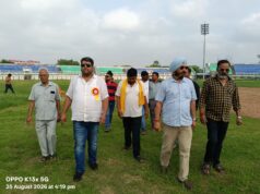 53 करोड़ के दिग्विजय स्टेडियम में 50 लाख खर्च के बाद भी मैदान बदहाल, कांग्रेस ने उठाए सवाल