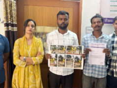 स्कूल परिसर में जलभराव से बच्चों की सुरक्षा पर चिंता, शिक्षा मंत्री के नाम सौंपा ज्ञापन
