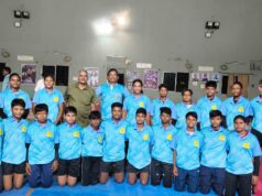 कमला कॉलेज में तीन दिवसीय राष्ट्रीय खेल दिवस का आयोजन