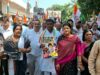 जिला कांग्रेस का हल्लाबोल : ‘वोट चोर, गद्दी छोड़ो’ के नारों से गूंजा शहर, पुतला फूंका