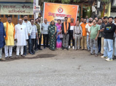 राजपूत महासभा की शोभायात्रा पर बरसे फूल, हिंदू जागरण मंच ने किया भव्य स्वागत